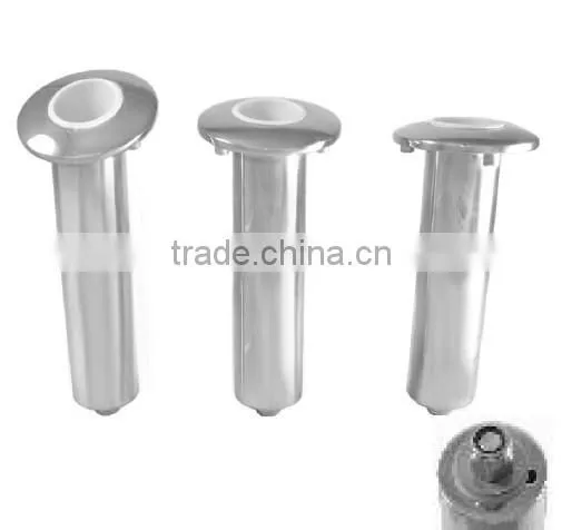 230mm length tube mirror polish high quality stainless steel rod holder