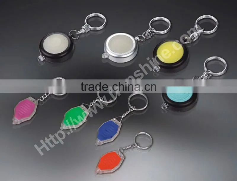 Mini keychain with led light