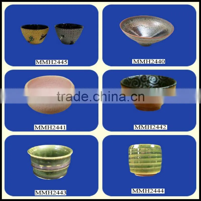 Distinctive ceramic japanese sake cups