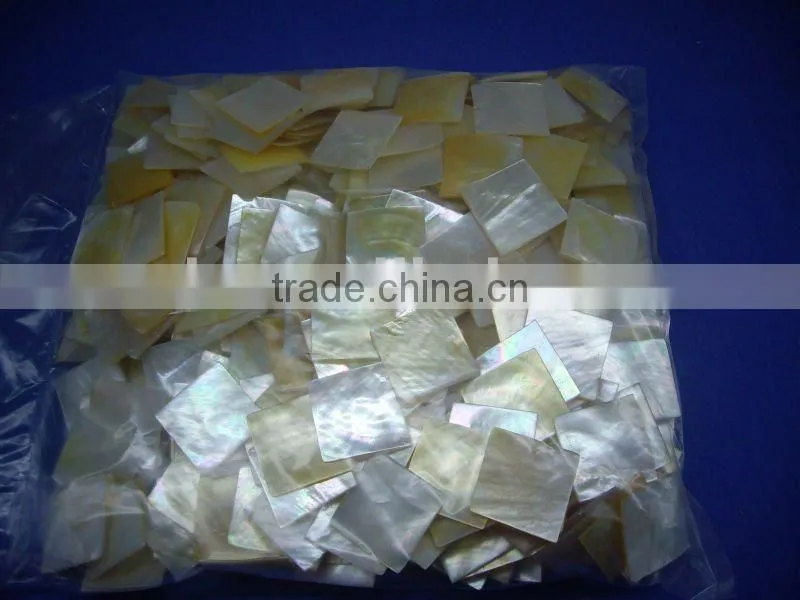 polished gold mop shell slice