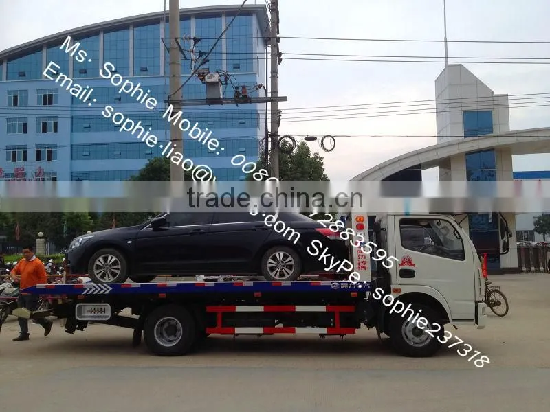 dongfeng mini tow truck wrecker,sliding rotator wrecker tow truck