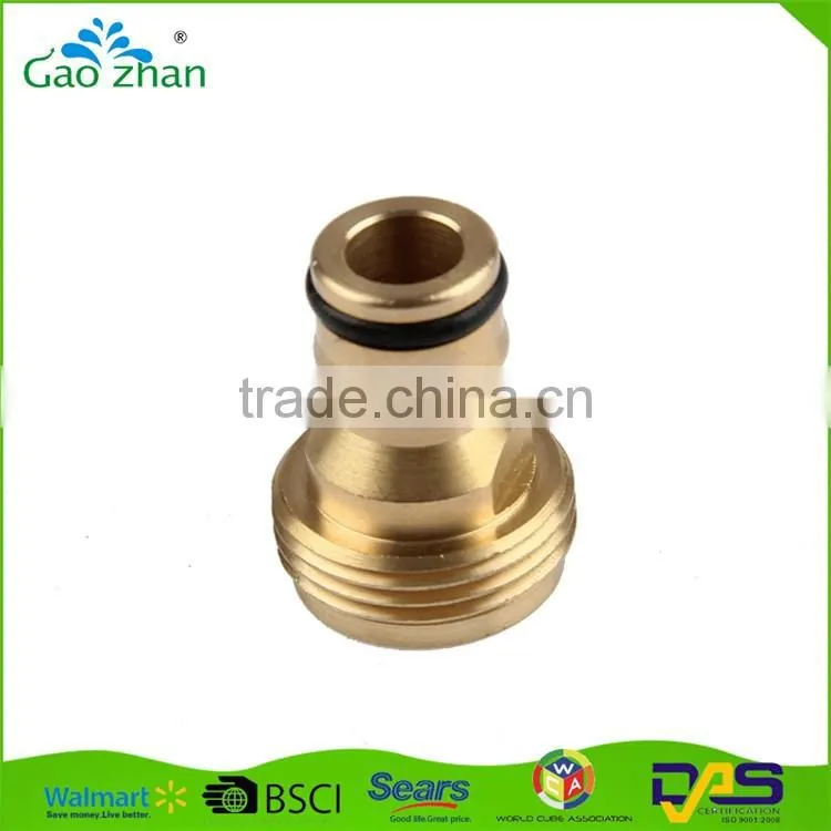 Forged 3/4"Brass Male Threaded Garden Hose Quick Connector Union Brass Fitting For Pipe