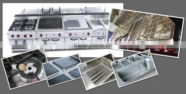 kitchen equipment gas hot plate griddle