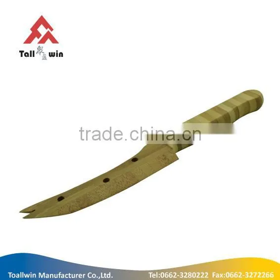 high quality new design bamboo steak knife