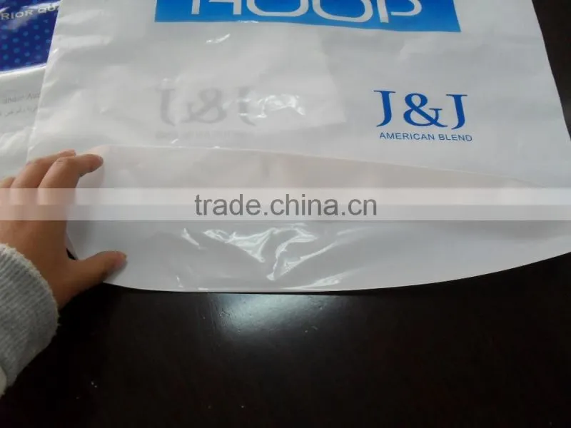 New product!HDPE/LDPE handle plastic bag for shopping