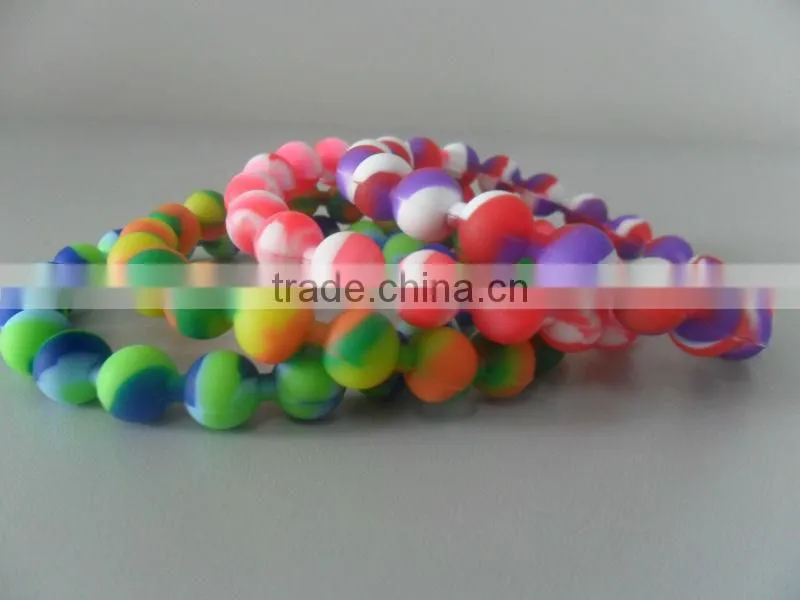 2013 Christmas best decoration shamballa custom printed beads