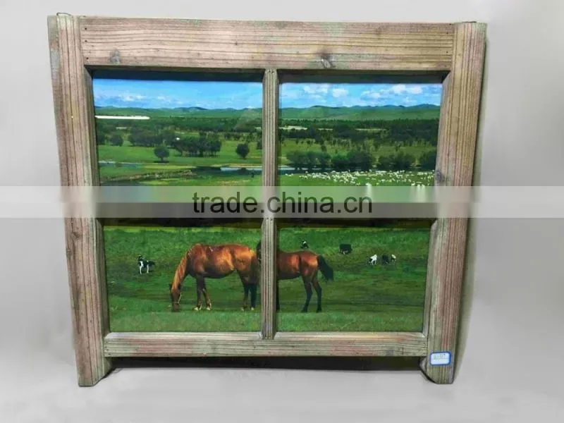 Hot sale!!! Wall hanging Multi opening photo frames with four 8x10 openings frames