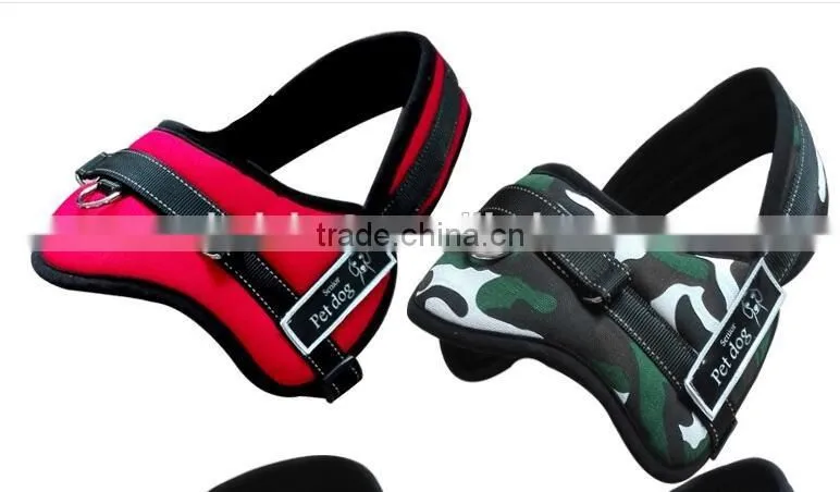 CY113 High quality adjustable pet harness vest breathable dog training harness