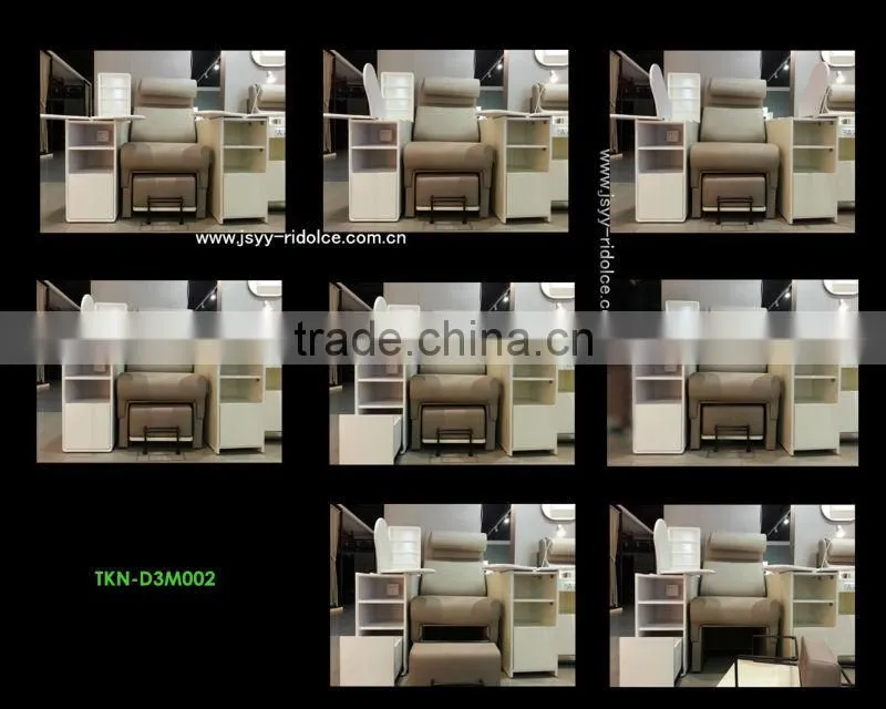 Spa pedicure nail cabinet with display TKN-D3M005-1