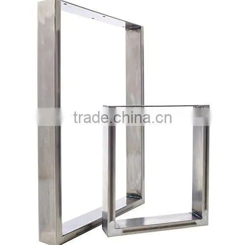 Hot item square shape 28 inch iron wood furniture table feet