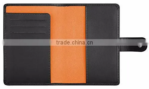 Personalized travel wallet leather passport holder custom for business