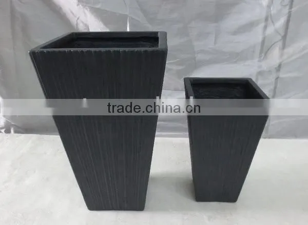 Garden outdoor fiberglass clay planter pot