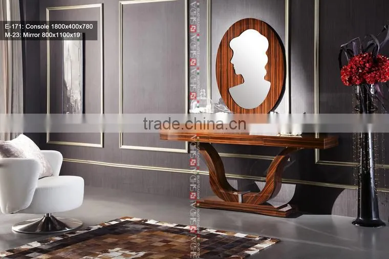 console table / console table with mirror / mirrored console table E-171