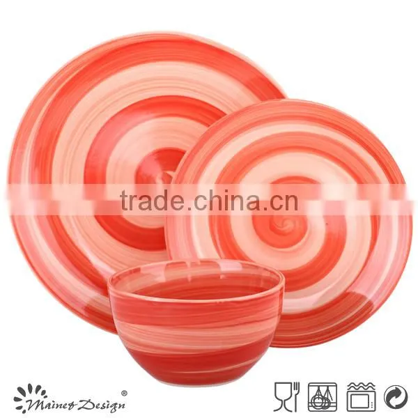12pcs handpainted ceramic dinner set
