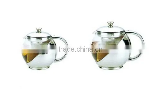 glass tea pot with filter pitcher