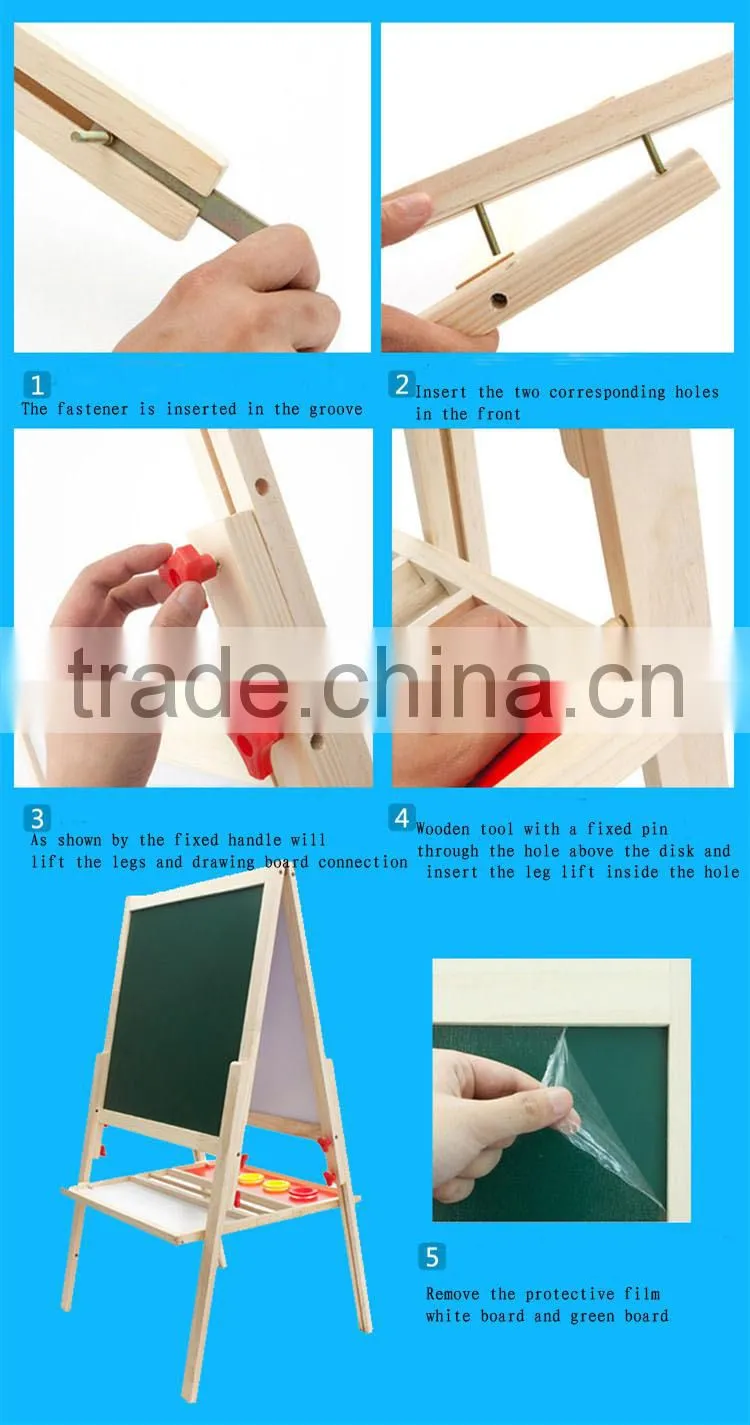 handmade and cheap small wooden table wooden blackboard stand