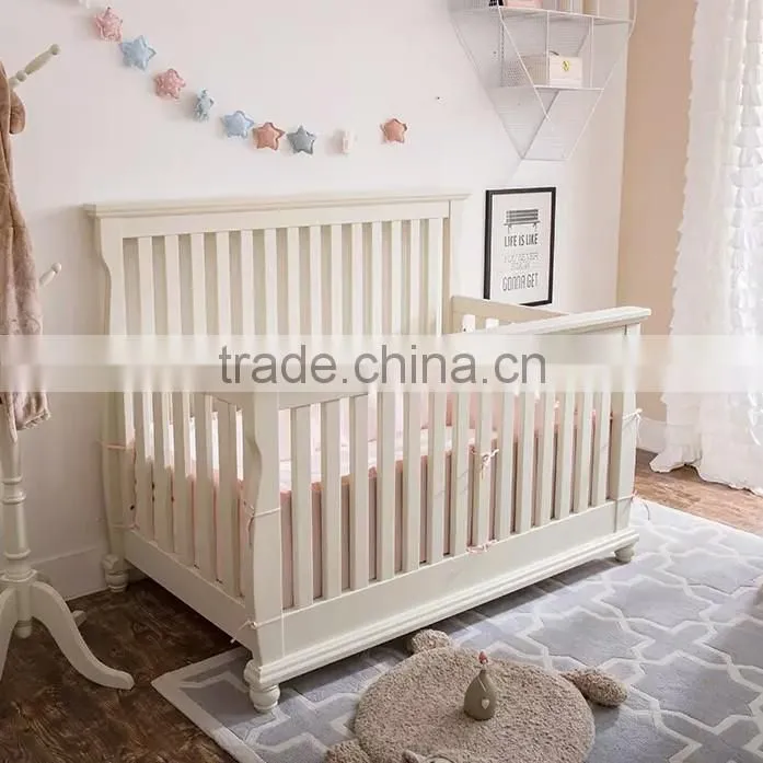 Antique European Style Kids Kingdom Little Cottage Shaped Pure White Children Bed BF11-02274d