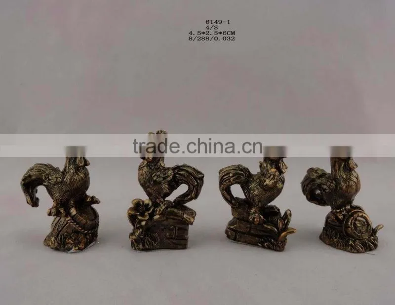 Russia resin new year chicken statue