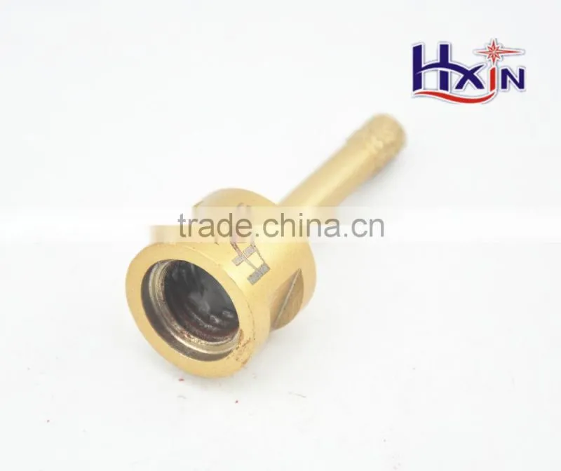 Gold color Brazed diamond hole saws for hard marble / High quality diamond core drill bits