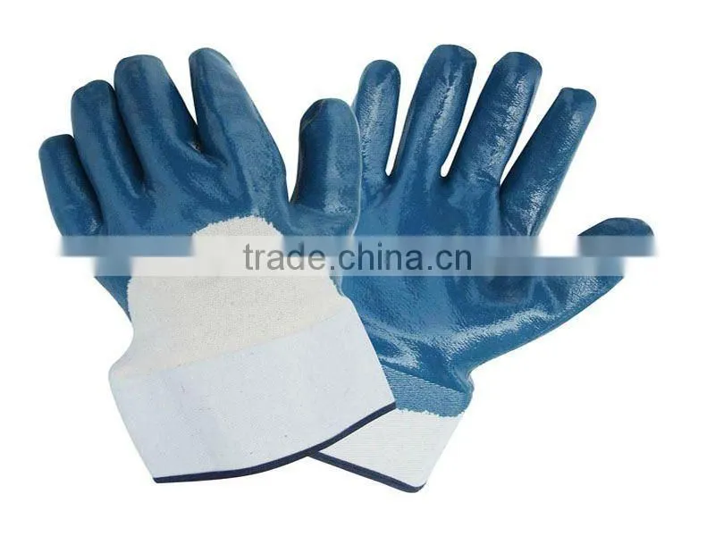 Fully dipped nitrile coated work glove