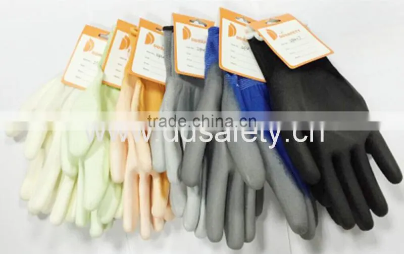 DDSAFETY PU Safety Glove China Working Gloves Electric Hand Gloves