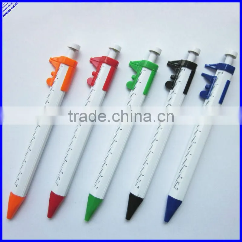 cheap plastic vernier caliper pen multi function pen