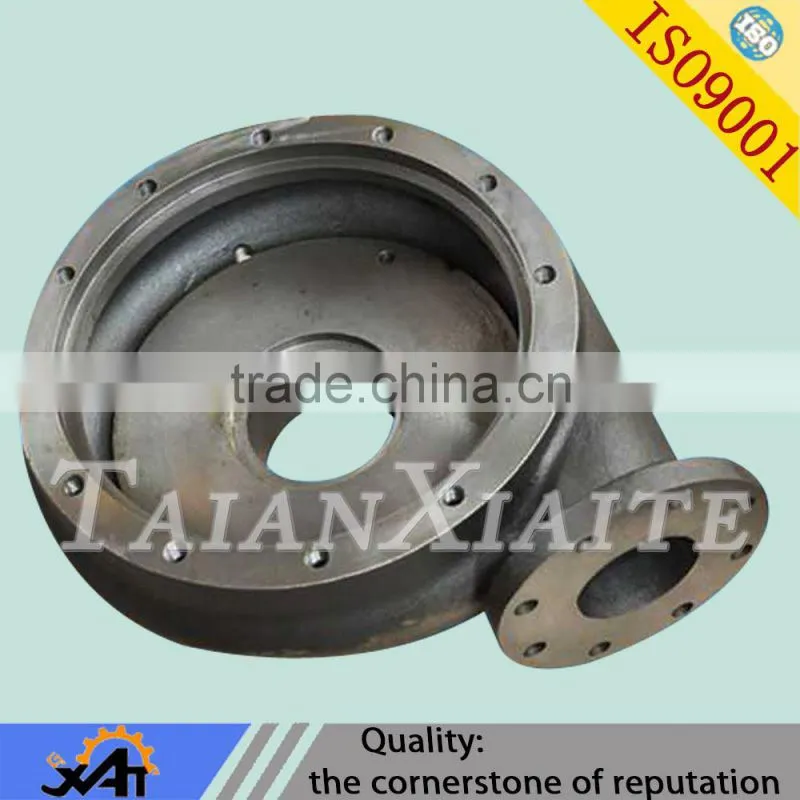 High endurance slurry pump body/pump cover/pump casing,alloy steel,resin sand casting,process innovation,slurry parts.