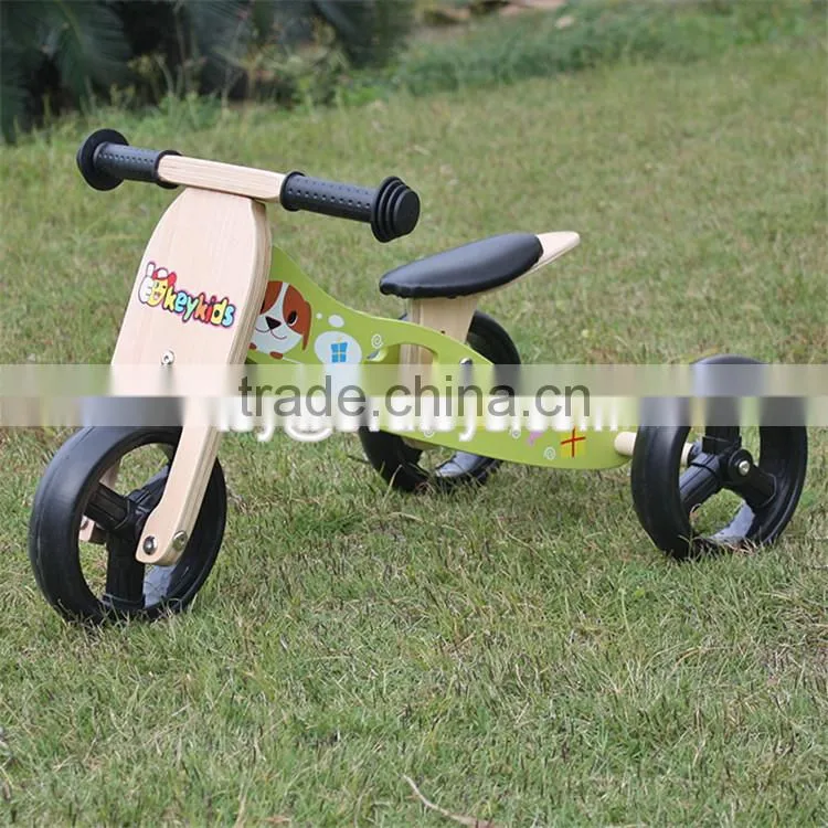 Best design no pedal wooden boys balance bike W16C179-S