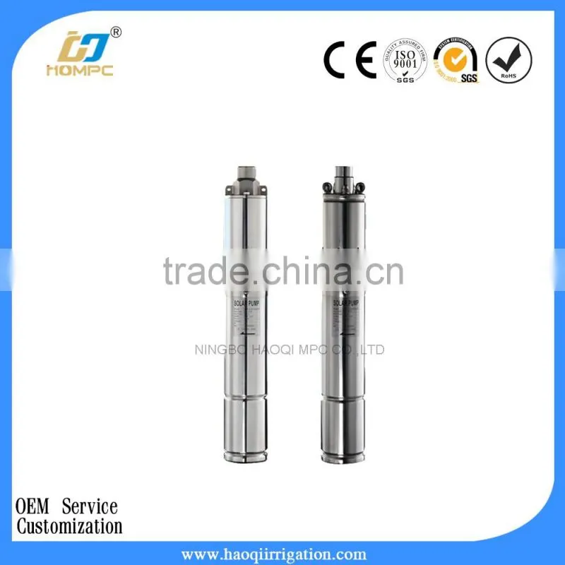 DC36V 400W 3 inch Helical Rotor solar power submersible pump solar water pump
