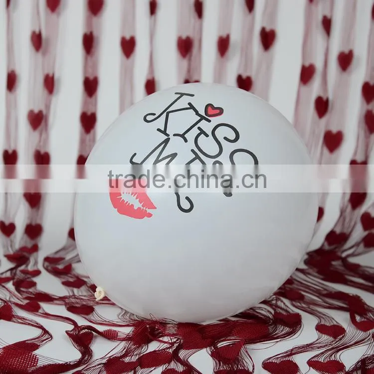 Printing Decoration Pearlized Metallic Party Latex Balloon, Inflatable Rubber Balloon Wedding Stag Decoration Balloon