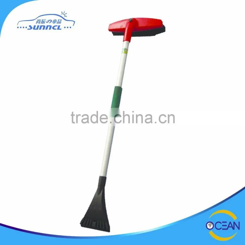 Multi Useful Telescopic Handle Car Wash Brush with Ice Scraper