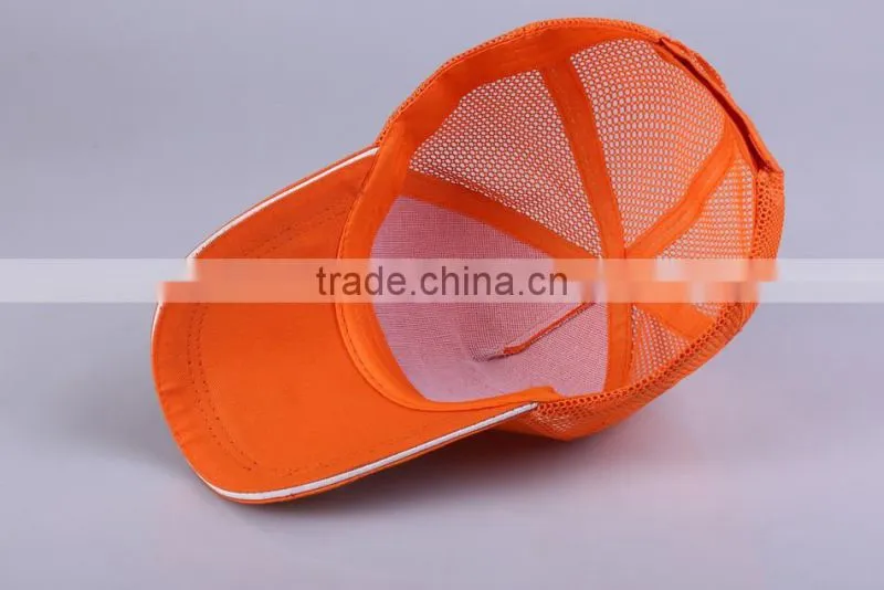 6 Panel Plain Man Trucker Hat Custom Mesh Baseball Cap Blank Unisex Mesh Cap