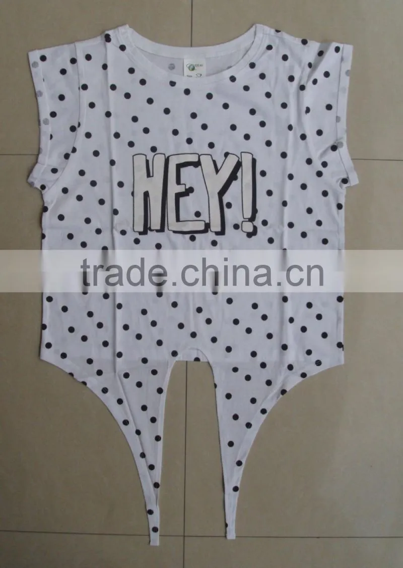 2015 fashion cute young girls t-shirt