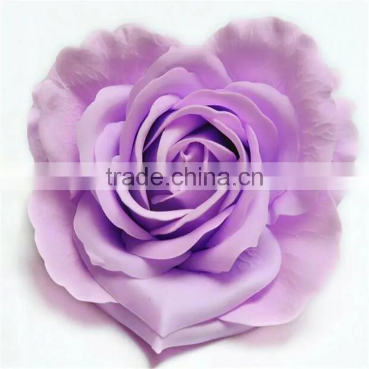 High quality valentine's day gift box artificial heart-shaped soap flower carving for decoration