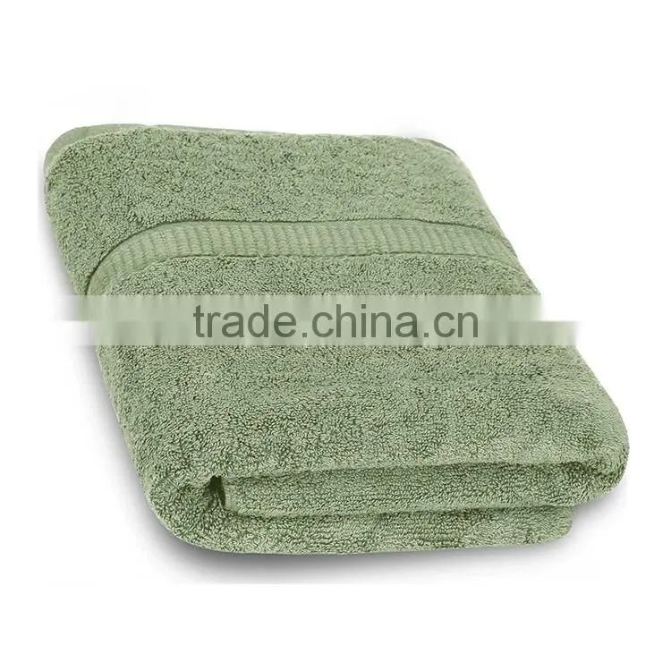 New model home textile plain design cotton square shape custom hotel towel