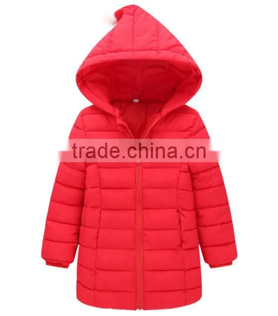 Original Girl WinterJacket/Custom Kids Long Down & Parkas Casual Cotton Padded Coat