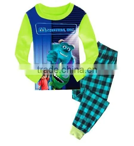 100% cotton long sleeve comfortable baby sleepwear, baby pajamas