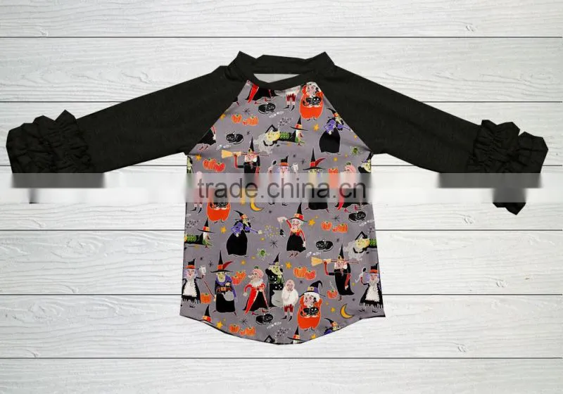 unique children festival print clothes in fall boutique girl long sleeves shirt remake