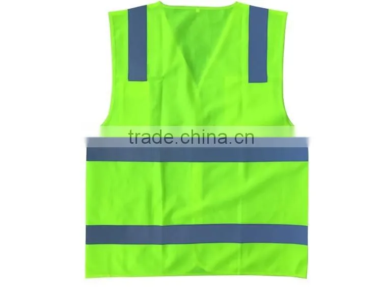 Hot sell safety reflective tape hi vis polyester vest