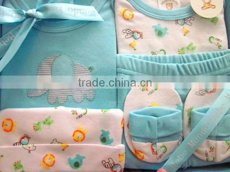 baby 5pcs gift box/baby wear/baby clothing/baby garments/baby clothes gift set