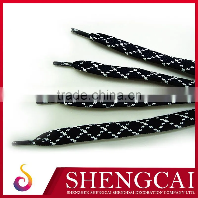 High quality colorful polyester bulk shoelaces for sale