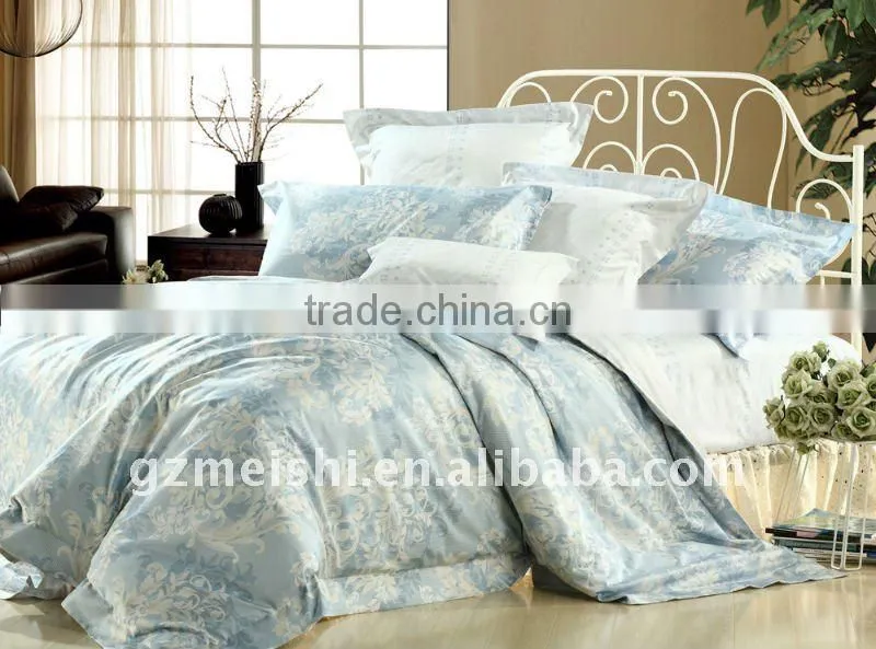 Long staple combded cotton reactive printed home textile