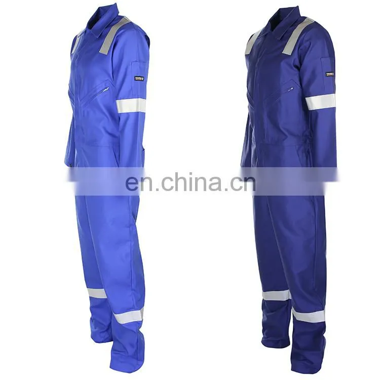 Custom 100%cotton fire retardant protection coverall for oil industry
