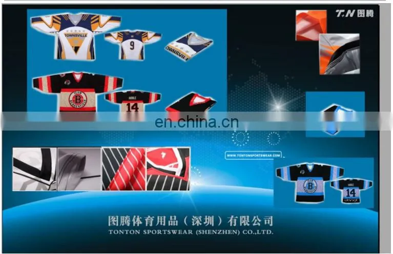 Sublimation ice hockey jersey, hockey hoodie design with your logo