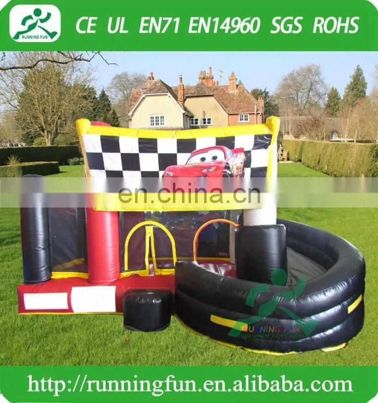 Racing Cars Bounce House, Inflatable Castle For Kids