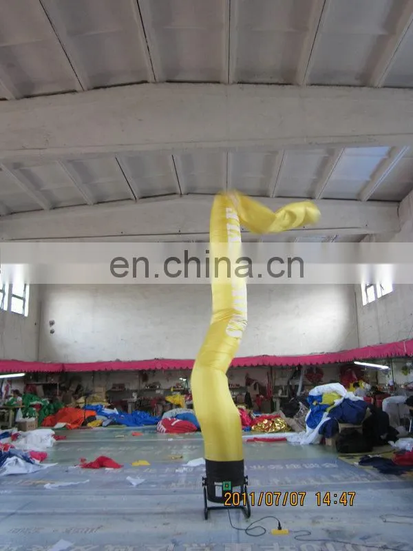 multicolor led lighting advertising mini inflatable air dancers of pillar