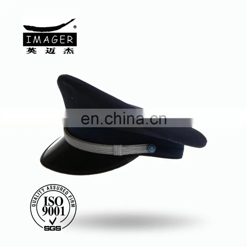 Customized Air Defence Forces Senior Chief Cap with Embroidery for Militray Officers