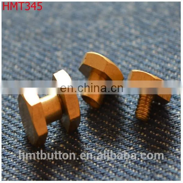 metal screw & stud for leather bag