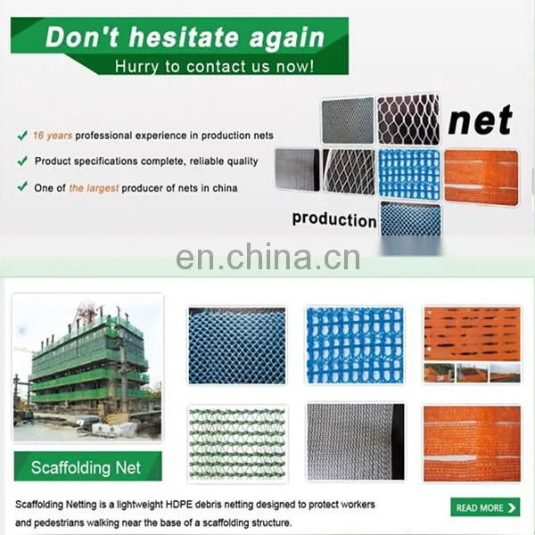 Folding Orange Safety Net / Folding Warning Fence