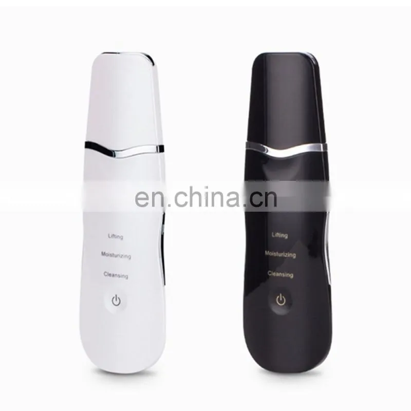Ultrasonic Ion Skin Scrubber Facial Care Ultrasonic Scrubber Cleaner Blackhead Removal Face Peeling Extractor Skin Beauty Device